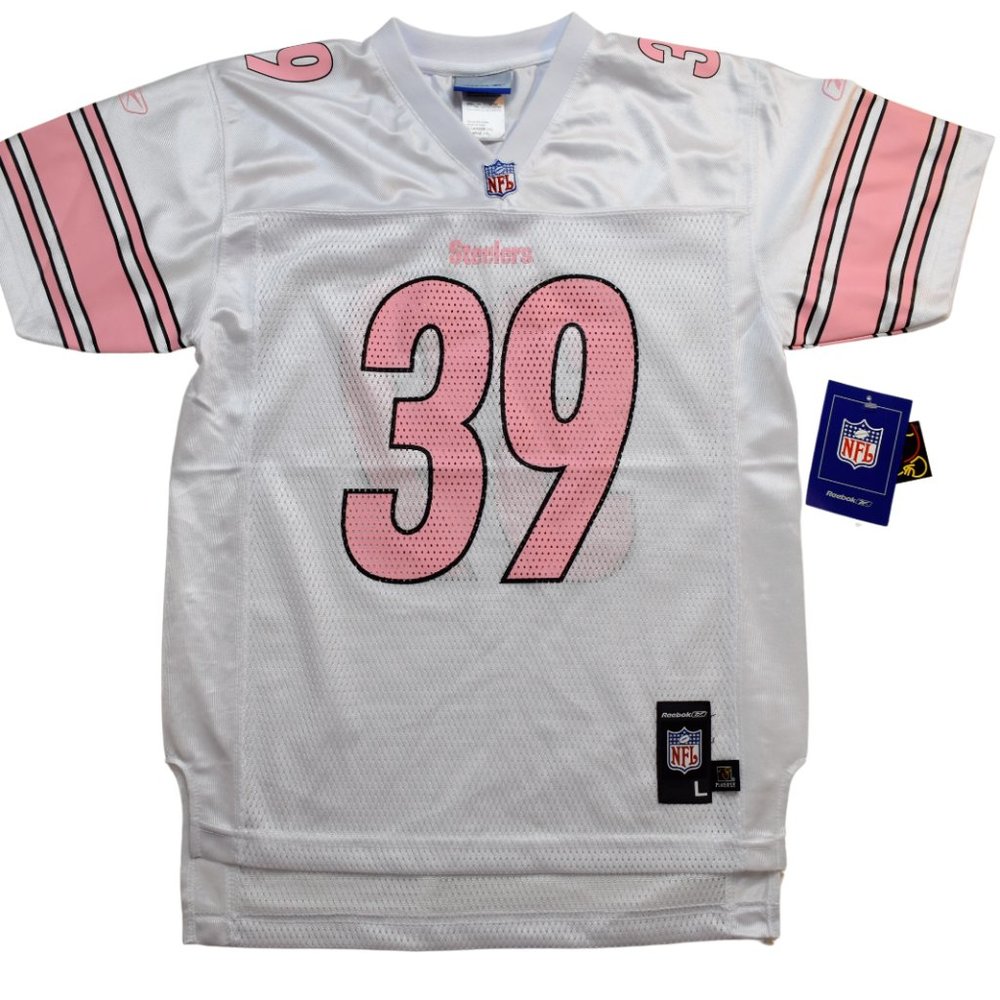 Reebok NFL Youth Girls Pittsburgh Steelers Willie Parker Jersey New